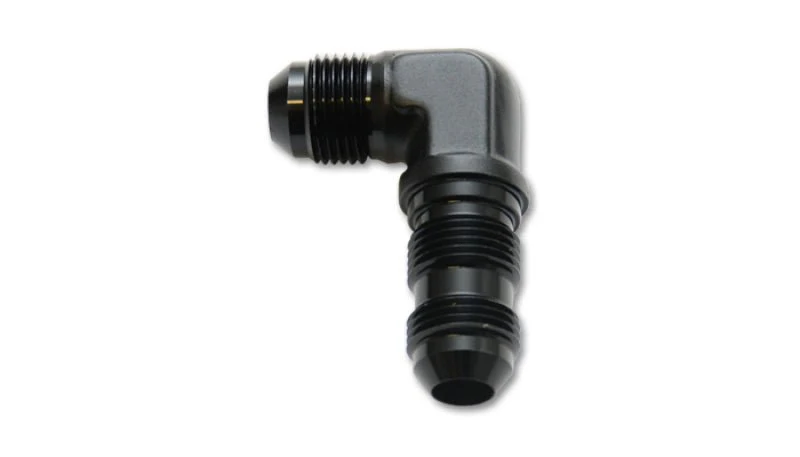 Vibrant -10AN Bulkhead Adapter 90 Degree Elbow Fitting - Anodized Black Only - Image 2