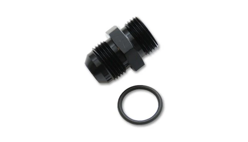 Vibrant -12AN Flare to AN Straight Thread (1-5/16-12) w/ O-Ring Adapter Fitting - Image 2