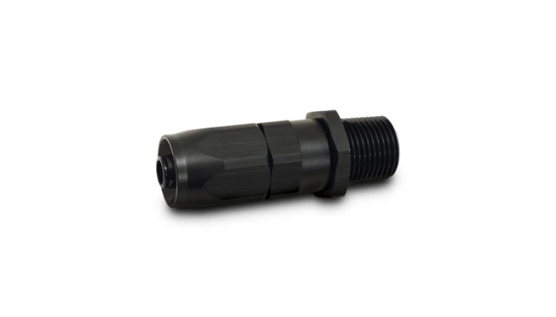 Vibrant -12AN Male NPT Straight Hose End Fitting - 1/2 NPT - Image 2