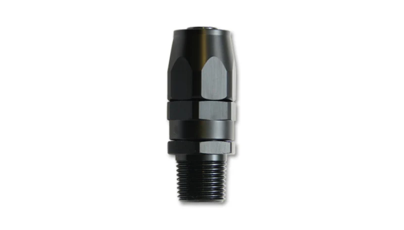 Vibrant -12AN Male NPT Straight Hose End Fitting - 1/2 NPT - Image 3