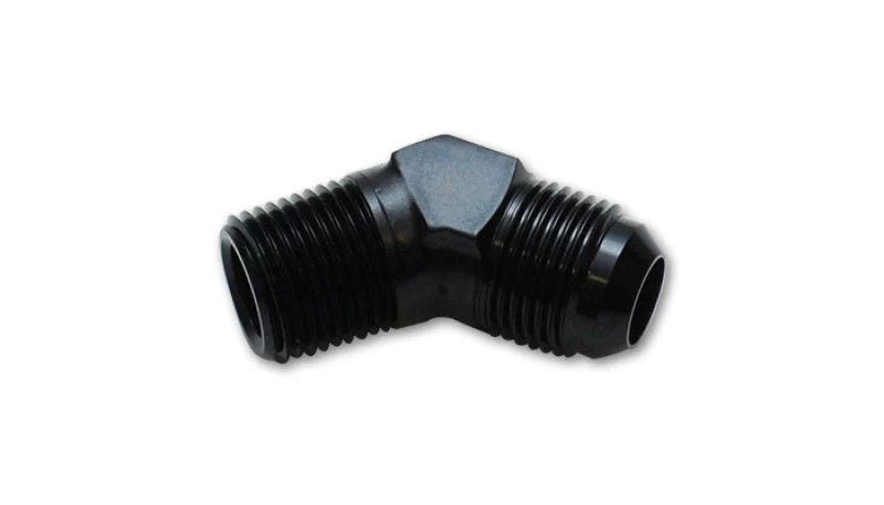 Vibrant -12AN to 3/4in NPT 45 Degree Elbow Adapter Fitting - Image 3