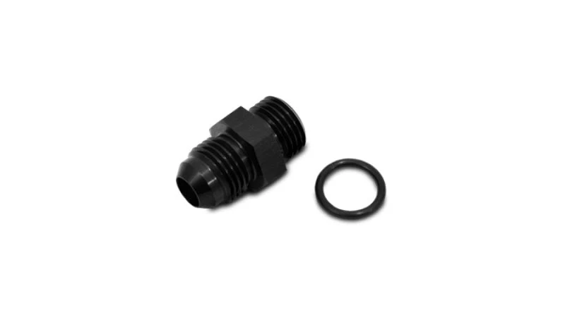 Vibrant -16AN Flare to AN Straight Cut Thread (1-1/6-12) w/ O-Ring Adapter Fitting - Image 2