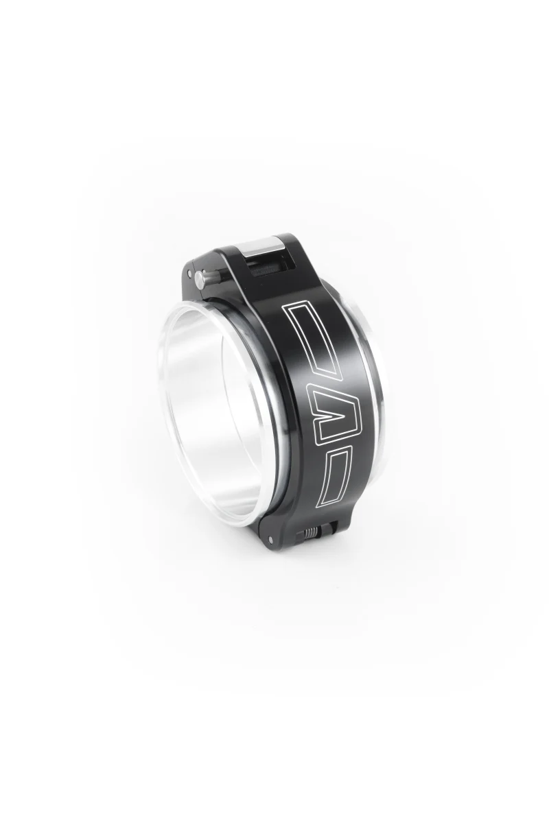 Vibrant 2.50in O.D. Aluminized HD 2.0 Clamp Assembly - Anodized Black - Image 2