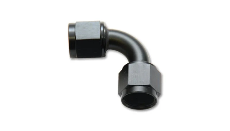 Vibrant -20AN Female 90 Degree Union Adapter (AN to AN) - Anodized Black - Image 2