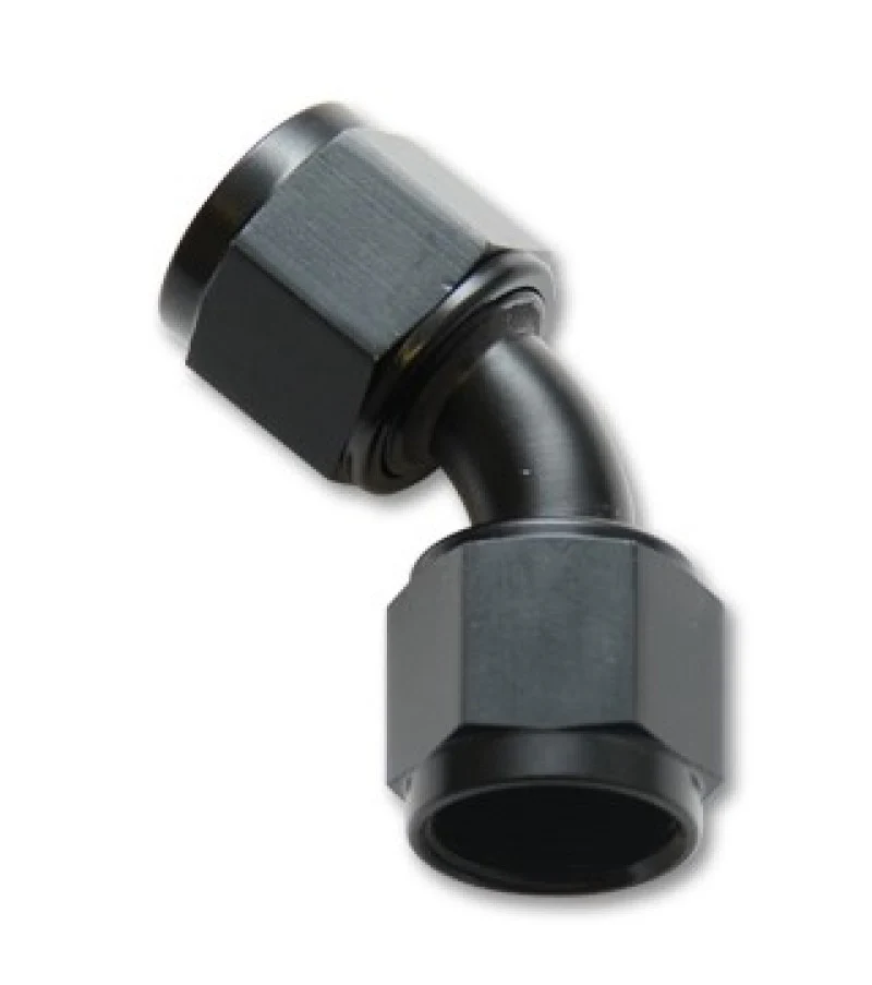 Vibrant -20AN X -20AN Female Flare Swivel 45 Deg Fitting (AN To AN) -Anodized Black Only - Image 3