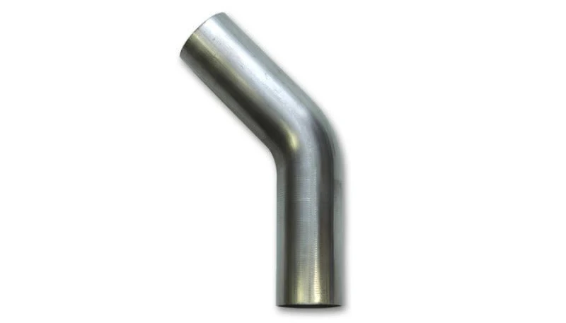 Vibrant 2in O.D. T304 SS 45 deg Mandrel Bend 6in x 6in leg lengths (2in Centerline Radius) - Image 2