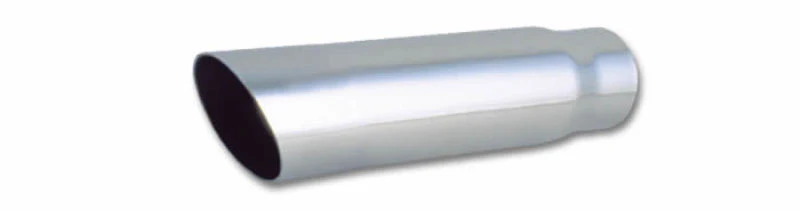 Vibrant 3in Round SS Truck/SUV Exhaust Tip (Single Wall Angle Cut) - 2.25in inlet 11in long - Image 5