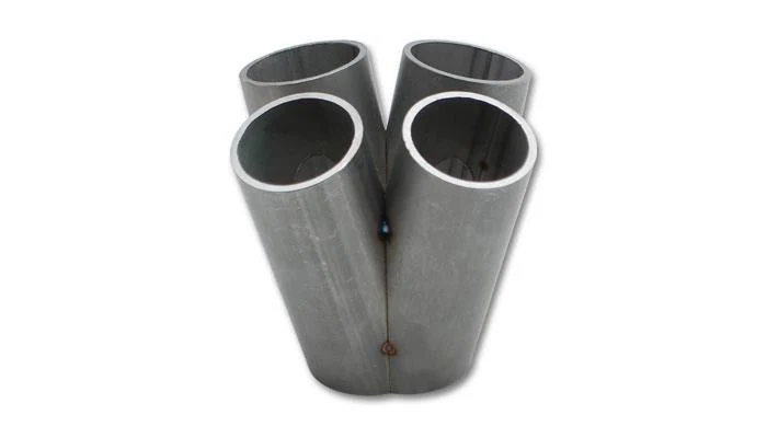 Vibrant 4 into 1 SS Turbo Manifold Merge Collector for T4 Divided Flange (48mm Pipe OD 4.5in tall) - Image 3