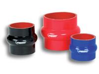 Vibrant 4 Ply Reinforced Silicone Hump Hose Connector - 3.25in I.D. x 3in long (BLACK) - Image 2