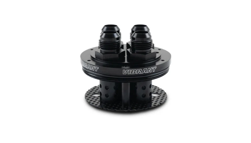 Vibrant 4-Port Catch Can Lid Assembly - Image 2