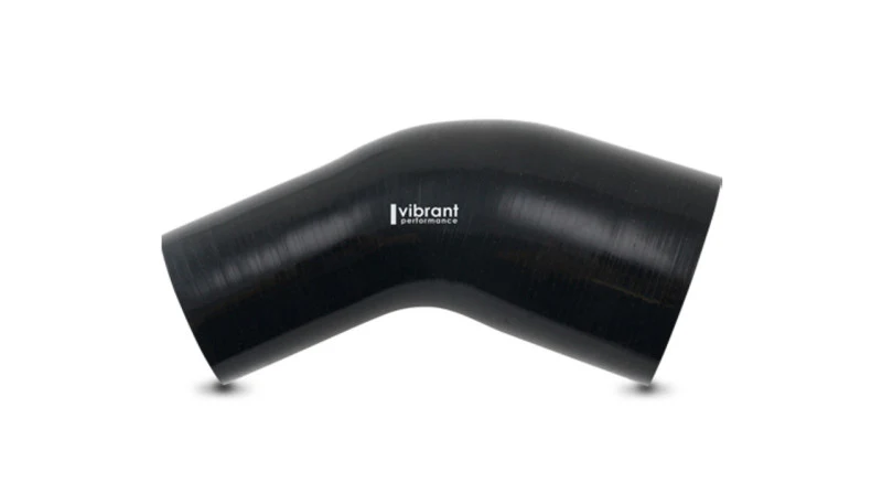 Vibrant 45 Degree Silicone Transition Elbow Hose ID 2.25in x 2.00in - Image 3