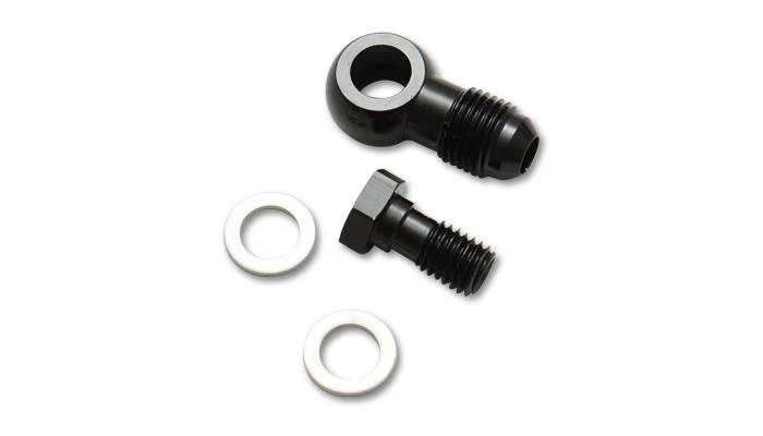 Vibrant -6AN Male Banjo Fitting 12mm x 1.0 Metric Aluminum + 2 Washers - Image 3