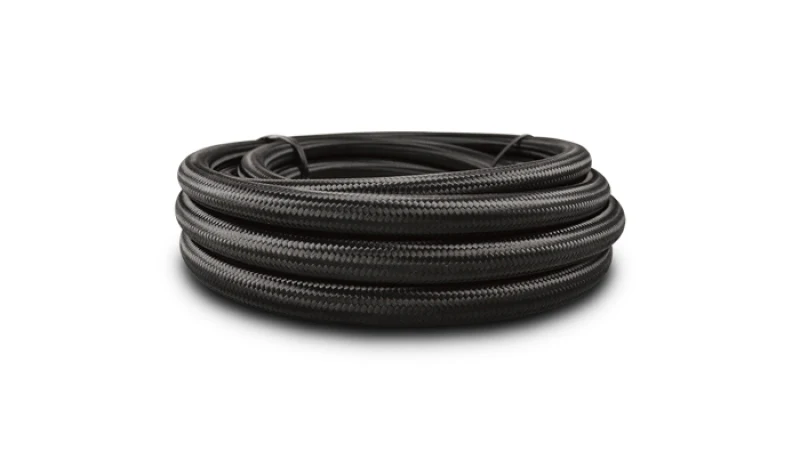 Vibrant -8 AN Black Nylon Braided Flex Hose (20 foot roll) - Image 2