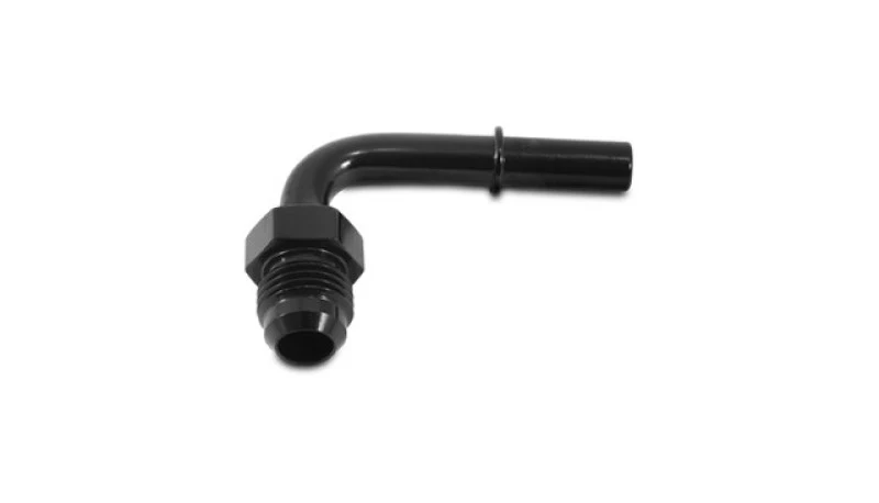 Vibrant 90 Degree Male AN Push-On EFI Adapter AN -6 Barb 0.375in - Image 3