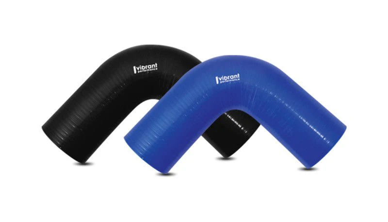 Vibrant 90 Degree Silicone Elbow 2.375in ID x 5.00in Leg Length - Black - Image 3