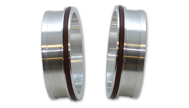 Vibrant Aluminum Weld Ferrules w/ O-Rings for 5in OD Tubing - Sold in Pairs - Image 4