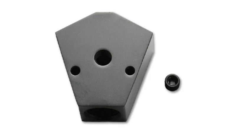 Vibrant Billet Aluminum Y-Block Fitting with 1/8in NPT Port - 3/8in NPT x 3/8in NPT x 3/8in NPT - Image 5