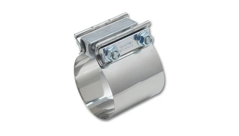 Vibrant Easy Seal SS Exh Sleeve Butt Joint Clamp for 4in O.D. Tubing also 4in Nominal Oval Tubing - Image 2