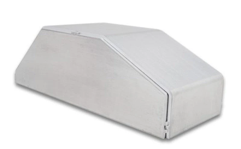 Vibrant I/C End Tank 4in Wide 9.85in Long 3.25in Tall Use w/ Horizontal I/C Core 12837 - 5052 Alum - Image 2