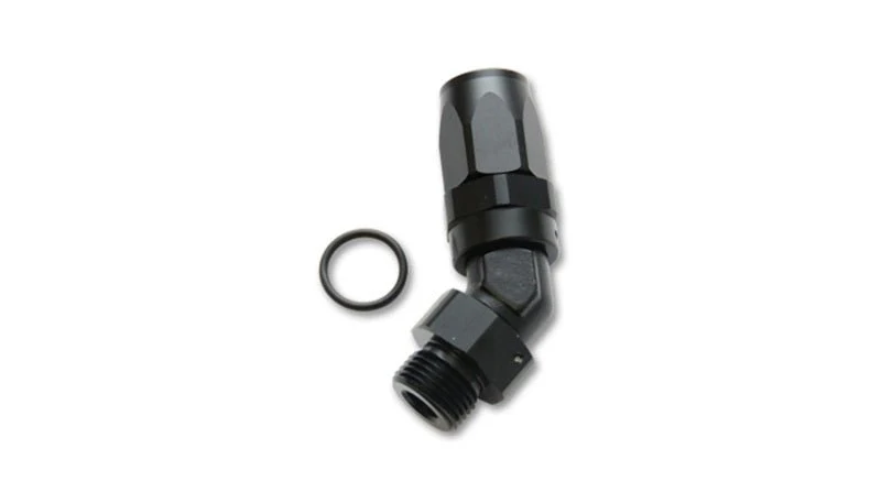 Vibrant Male -10AN 45 Degree Hose End Fitting - 7/8-14 Thread (10) - Image 2