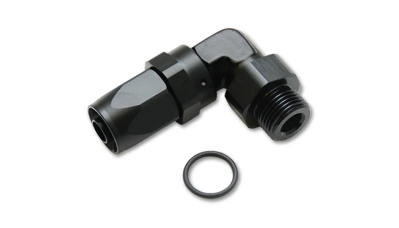 Vibrant Male -6AN 90 Degree Hose End Fitting - 9/16-18 Thread (6) - Image 2