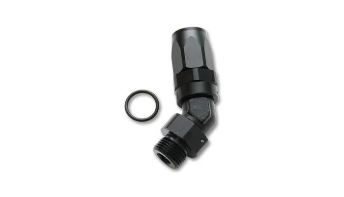 Vibrant Male -8AN 45 Degree Hose End Fitting - 7/8-14 Thread (10) - Image 2