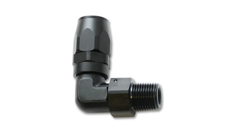 Vibrant Male NPT 90 Degree Hose End Fitting -8AN - 3/8 NPT - Image 3