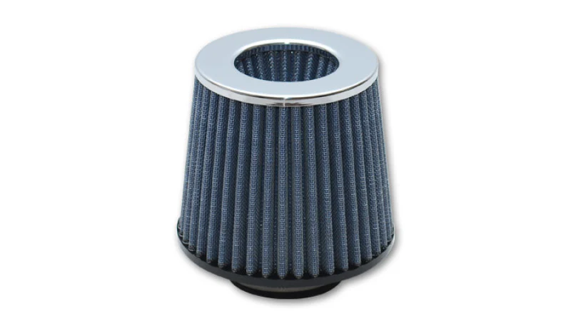 Vibrant Open Funnel Perf Air Filter (5in Cone O.D. x 5in Tall x 3in inlet I.D.) - Chrome Filter Cap - Image 3