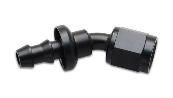 Vibrant Push-On 30 Degree Hose End Elbow Fitting Size -4AN - Image 5