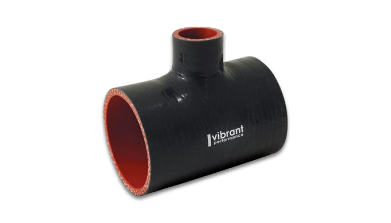Vibrant Silicone T-Hose Coupler Hose ID 2.50in Overall Length 4in Branch ID 1.50in - Image 2