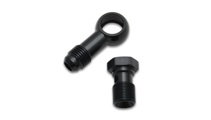 Vibrant Single -8AN 3/8-24 Aluminum Male Banjo Adapter Assembly - Image 2