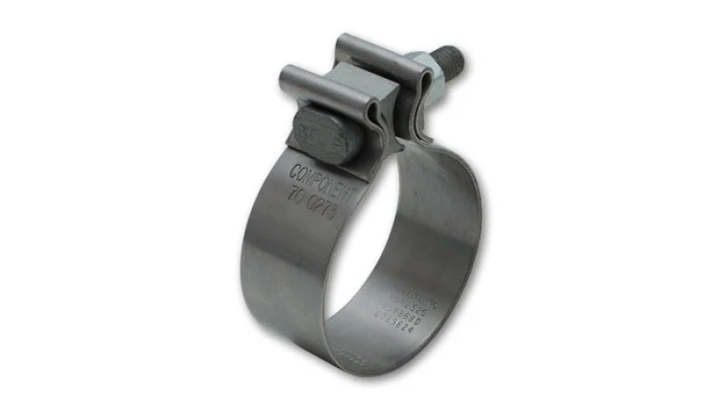 Vibrant SS Accuseal Exhaust Seal Clamp for 3.5in OD Tubing (1in wide band) - Image 2