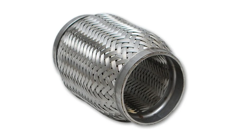 Vibrant SS Flex Coupling with Inner Braid Liner 1.5in inlet/outlet x 4in flex length - Image 3