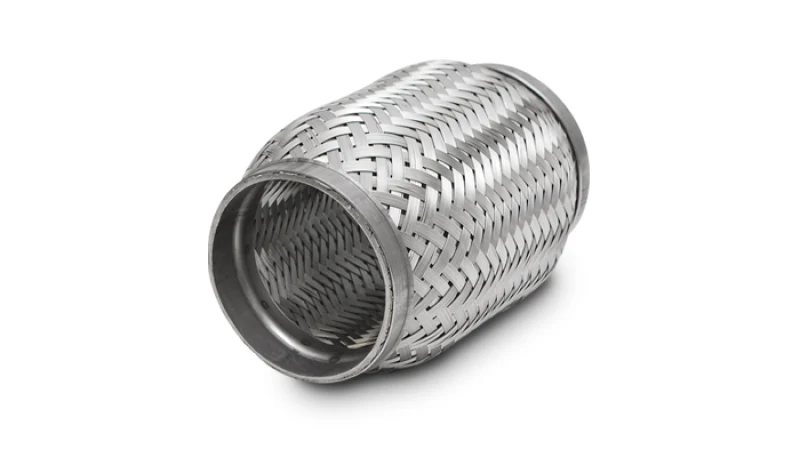 Vibrant SS Flex Coupling with Inner Braid Liner 1.75in inlet/outlet x 4in flex length - Image 3