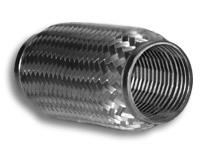 Vibrant SS Flex Coupling with Inner Braid Liner 2.25in inlet/outlet x 6in flex length - Image 3