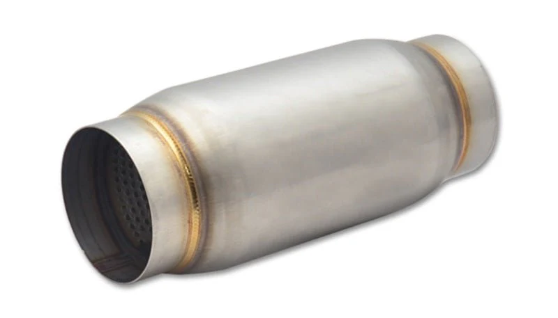 Vibrant SS Race Muffler 3.5in inlet/outlet x 9in long - Image 2