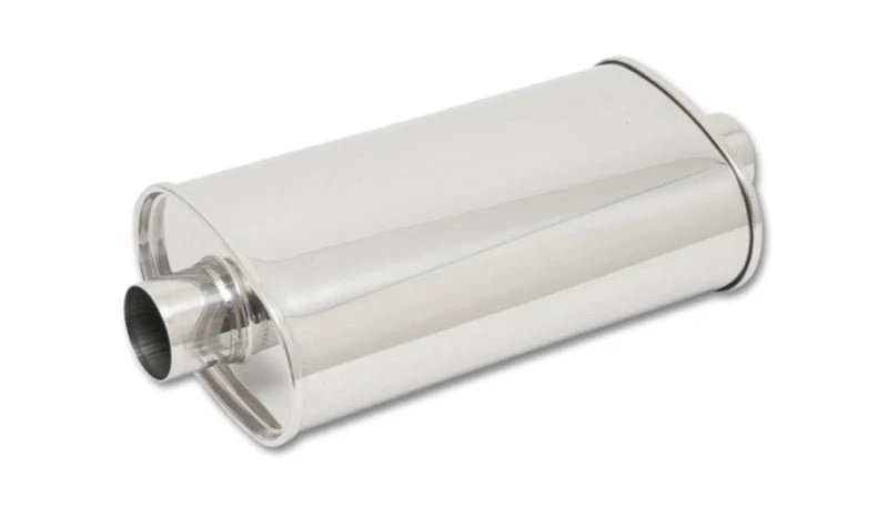 Vibrant StreetPower Oval Muff 5in x 9in x 15in long body 4in inlet I.D. x 4in outlet Center-Center - Image 2