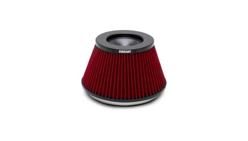Vibrant The Classic Perf Air Filter 5in OD Conex3-5/8in Tallx6in ID Bellmouth VelocityStack10950-52 - Image 3