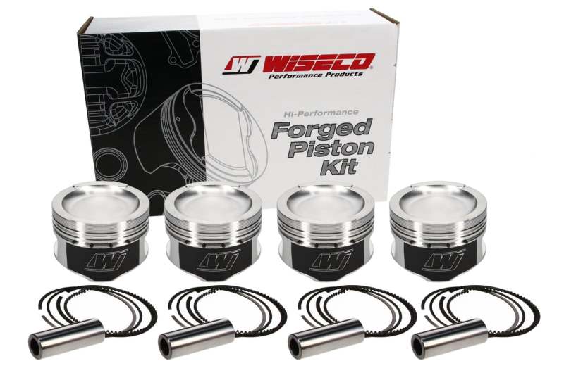 Wiseco Volkswagen ABF 2.0L 16V Golf/Ibiza/A4/Octavia 10.5:1 CR 83mm Bore .020 Oversize Piston Set - Image 7