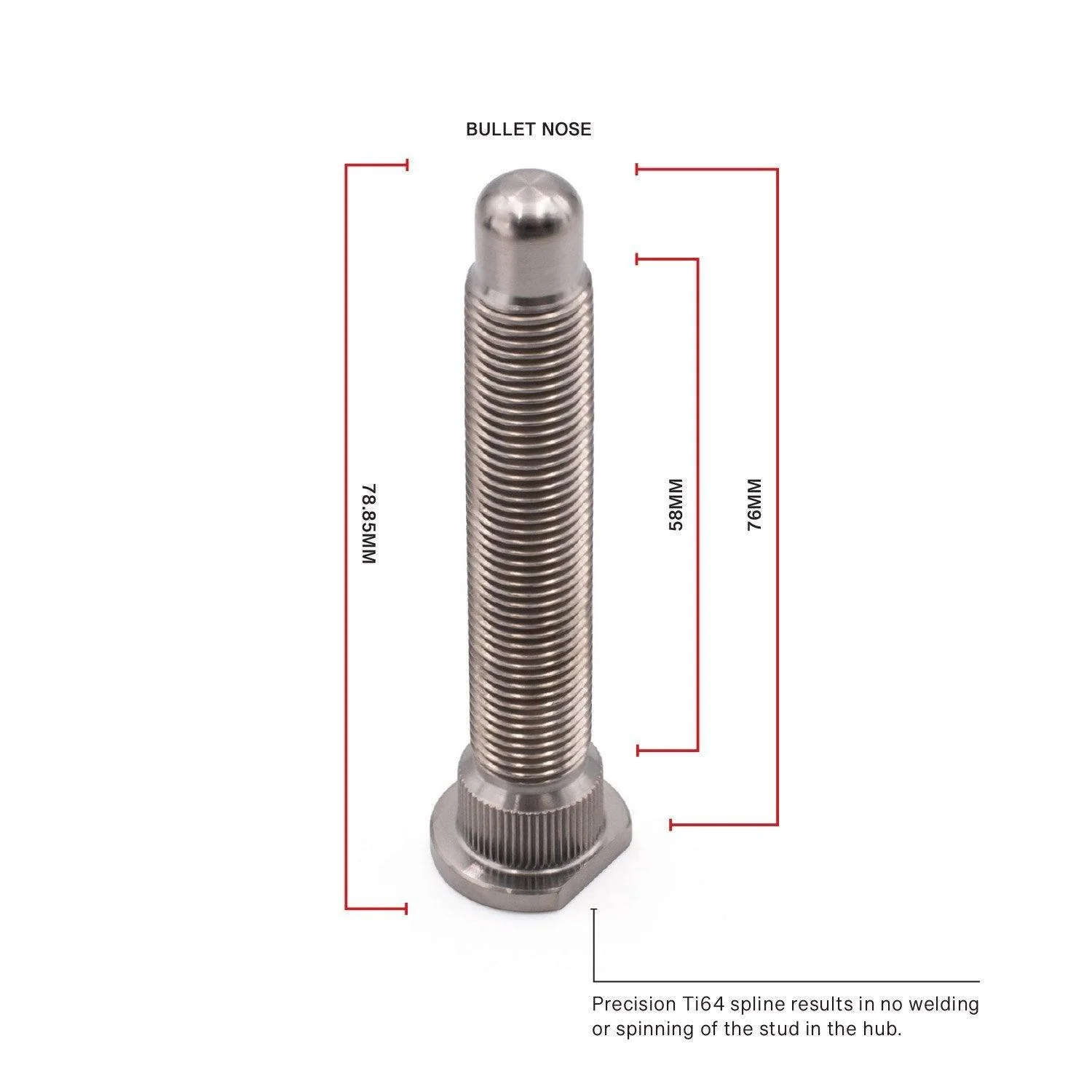 BLOX Racing XTREME Honda Titanium Wheel Studs - Image 5